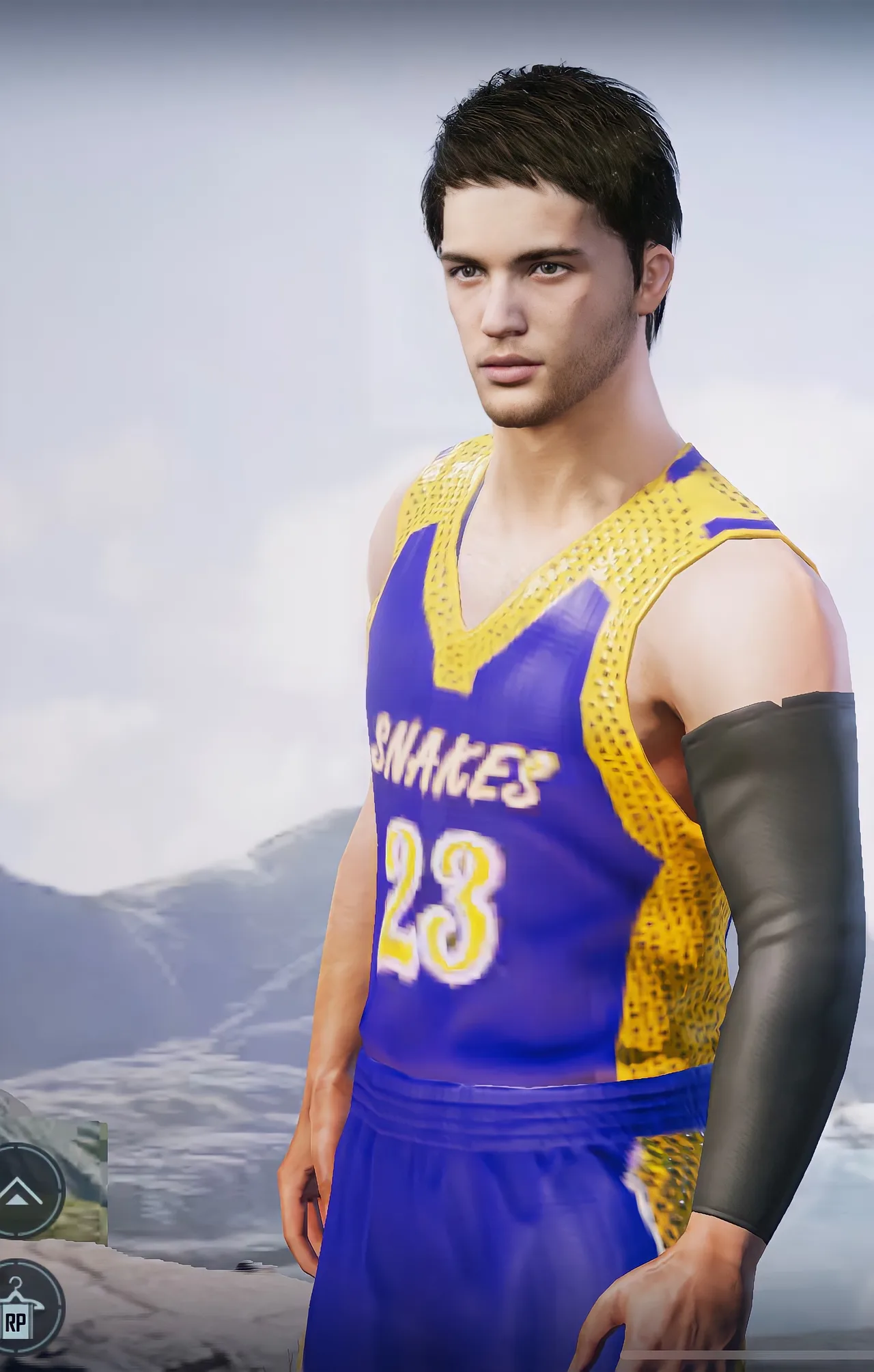 PUBG Mobile basketball player male character wallpaper